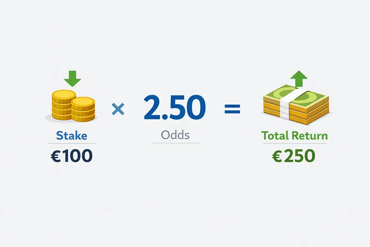 Odds Beregning Eksempel Eksempel på beregning af decimal odds og potentiel gevinst