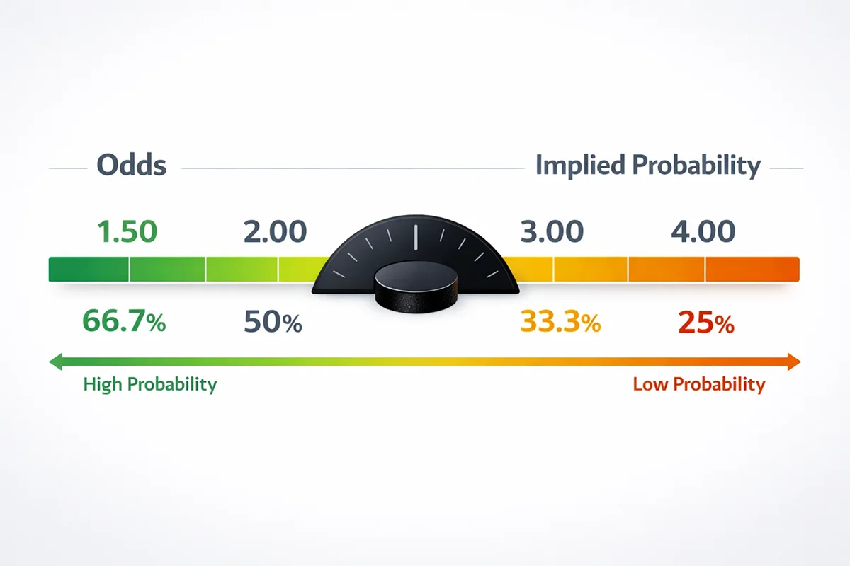 Implied Probability Odds Forholdet mellem odds og implied probability i betting