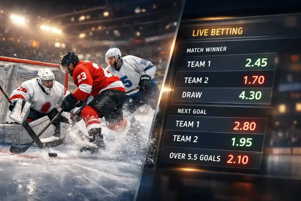 Live Betting på Ishockey: Strategier og Tips til In-Play Odds