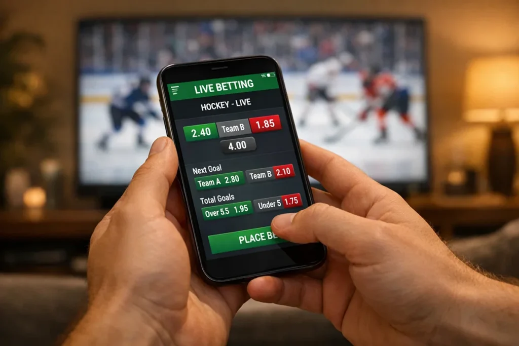 Live Betting på Ishockey: Strategier og Tips til In-Play Odds